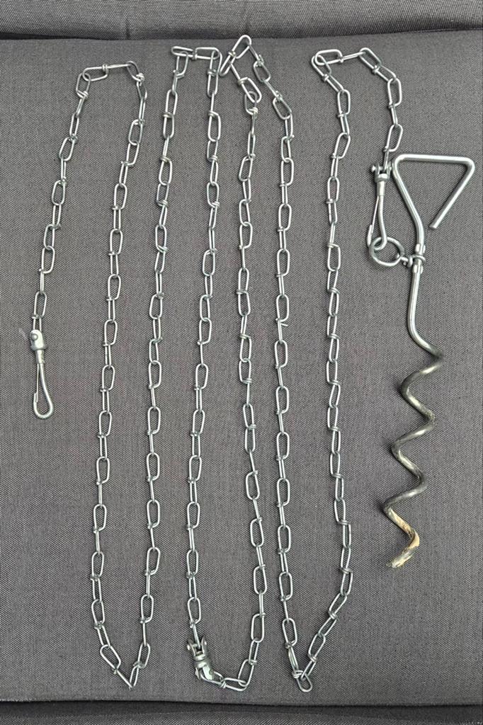 Grondpen met ketting, Dieren en Toebehoren, Ophalen