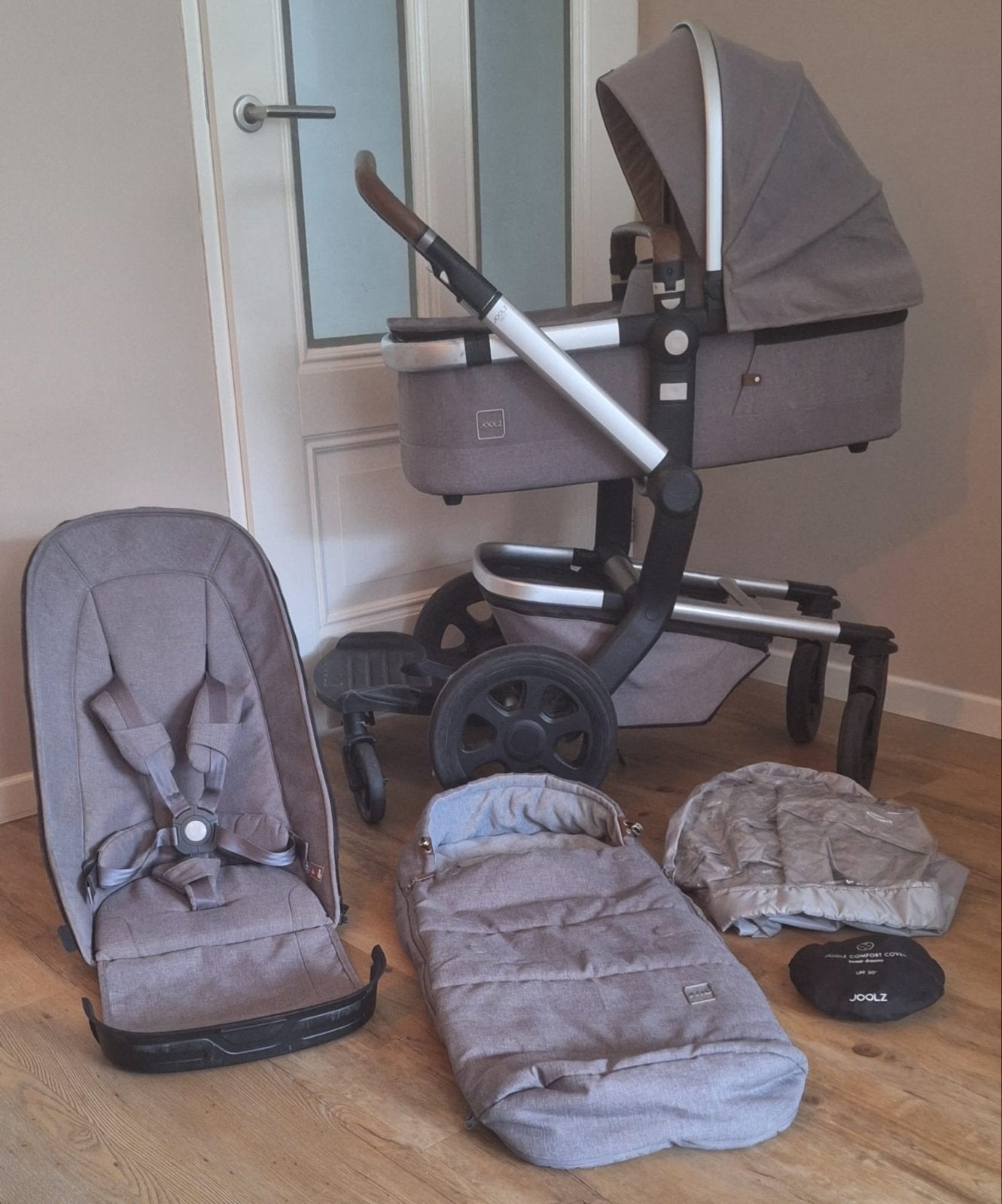 Joolz Day 3 kinderwagen met reiswieg en zitje, Kinderen en Baby's, Kinderwagens en Combinaties, Gebruikt, Combiwagen, Met reiswieg