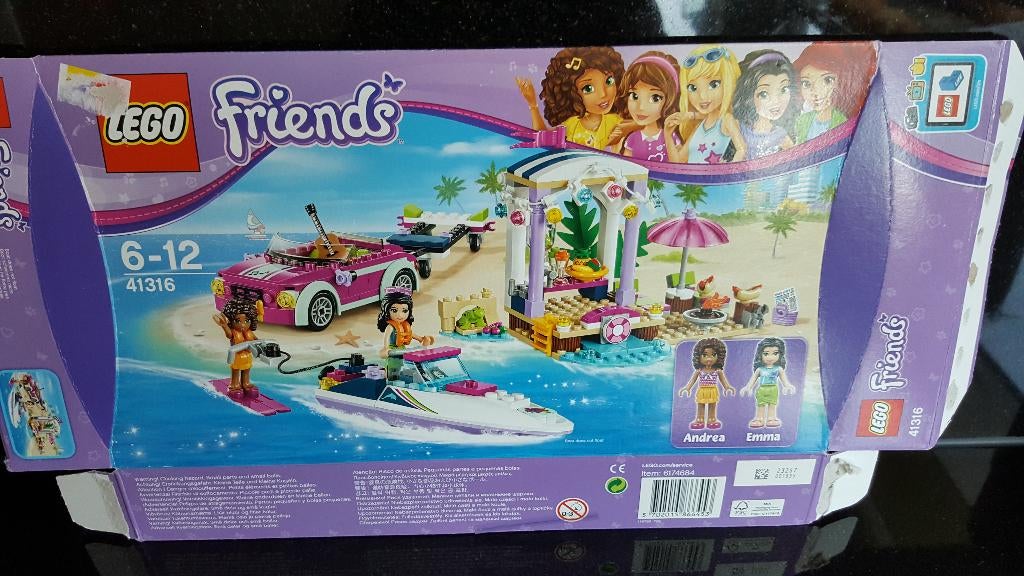 Lego Friends - 41316 - Andrea's Speedboat Transporter, Lego, Friends, Ophalen of Verzenden, Zo goed als nieuw
