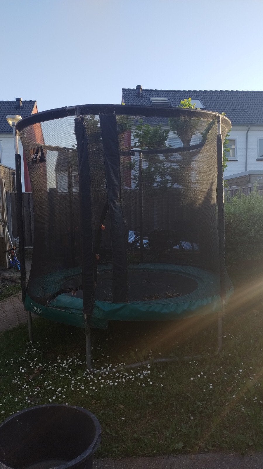 Gebruikte trampoline met veiligheidsnet, Ophalen of Verzenden, Gebruikt