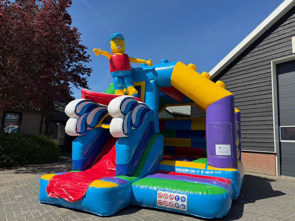 Springkussens te huur mini midi groot met glijbaan, Ophalen, Gebruikt, Overige