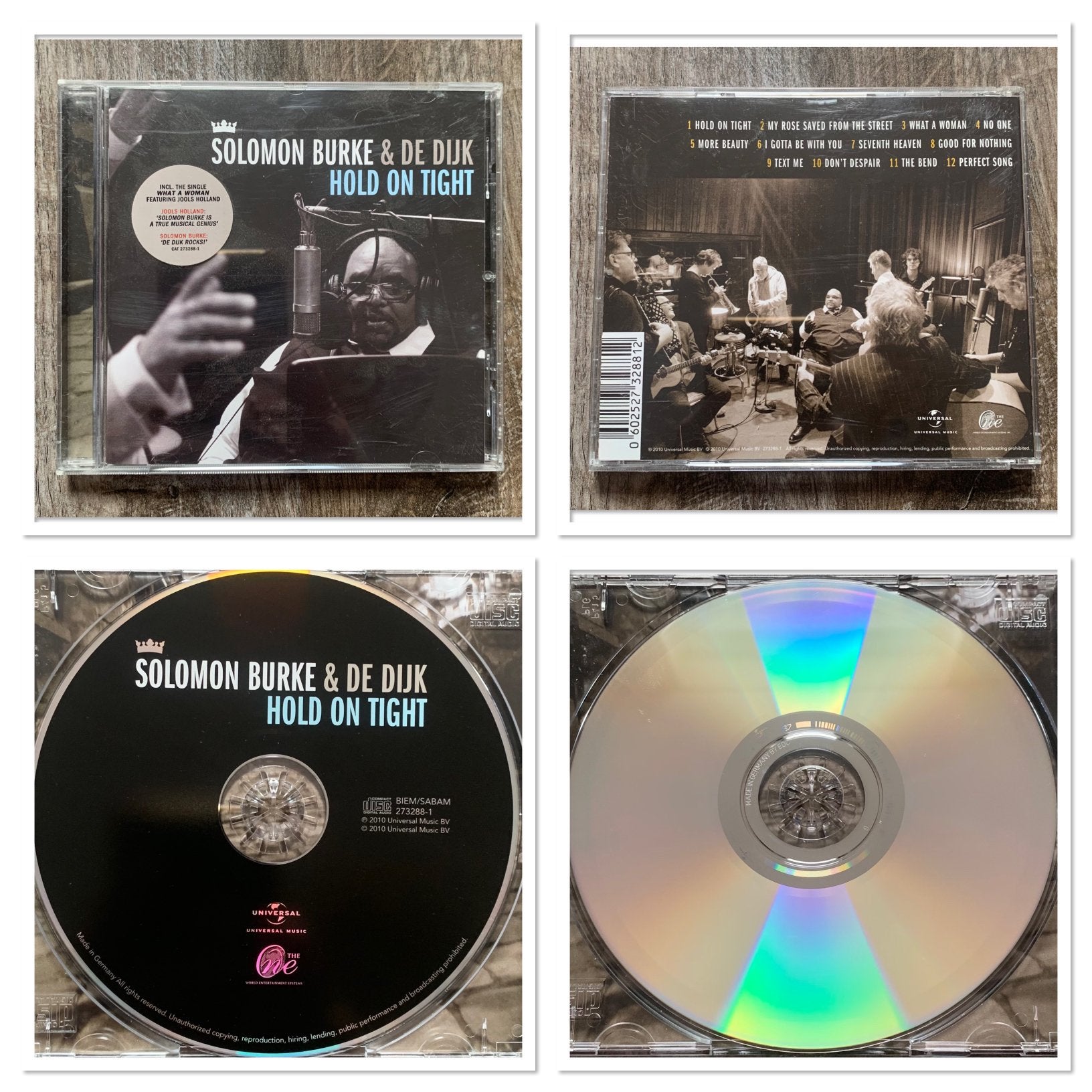 Solomon Burke & De Dijk: Hold On Tight, Cd's en Dvd's, Cd's | Jazz en Blues, Ophalen of Verzenden