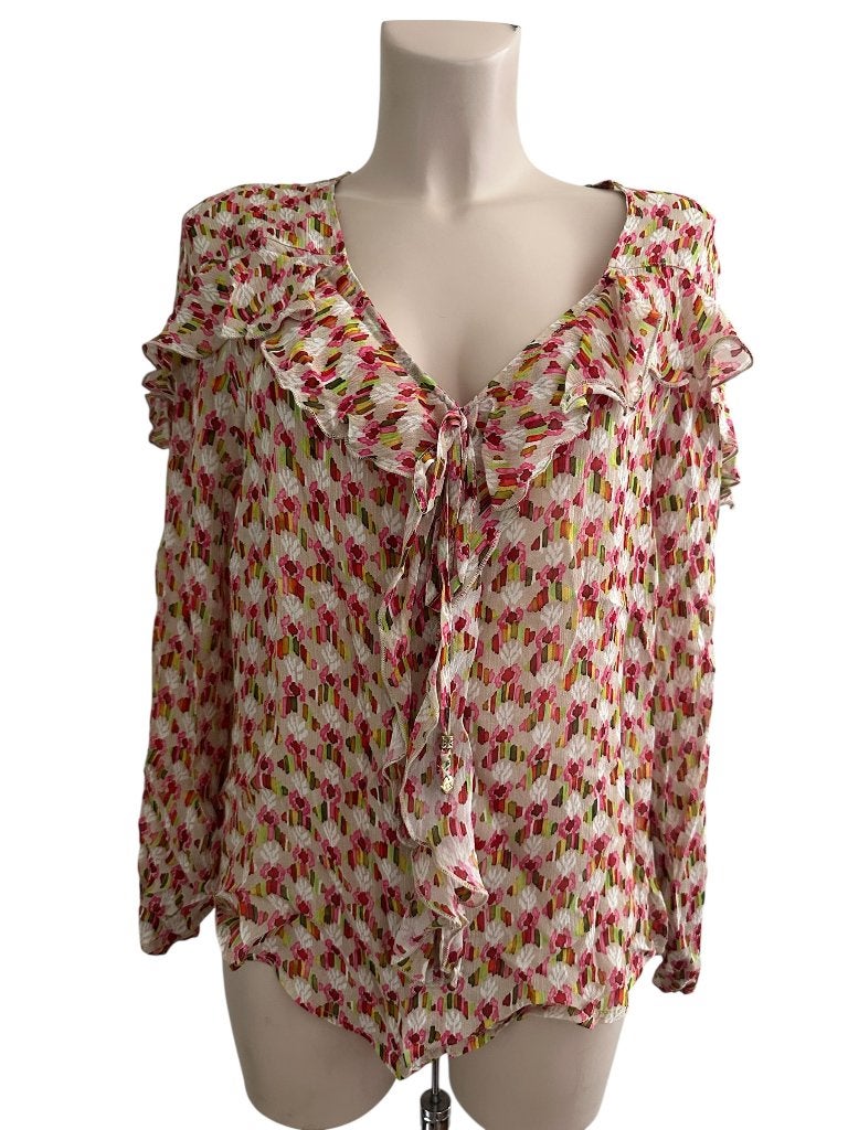 Tessa Koops shirt lange mouw M, Maat 38/40 (M), Verzenden, Zo goed als nieuw