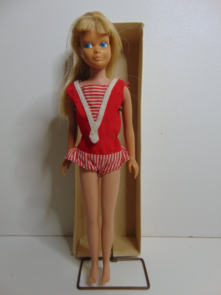 Barbie zusje Skipper pop Japan, Verzamelen, Ophalen of Verzenden, Gebruikt, Pop