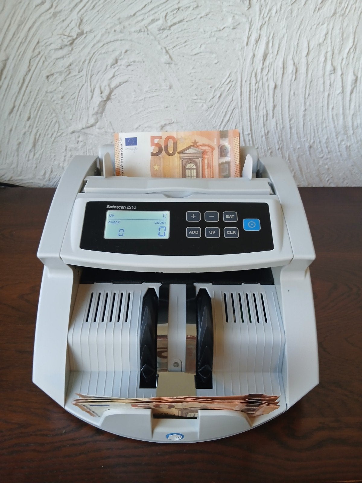 Safescan 2210 banknote counter, bankbiljetteller, Postzegels en Munten, Munten en Bankbiljetten | Toebehoren, Ophalen of Verzenden