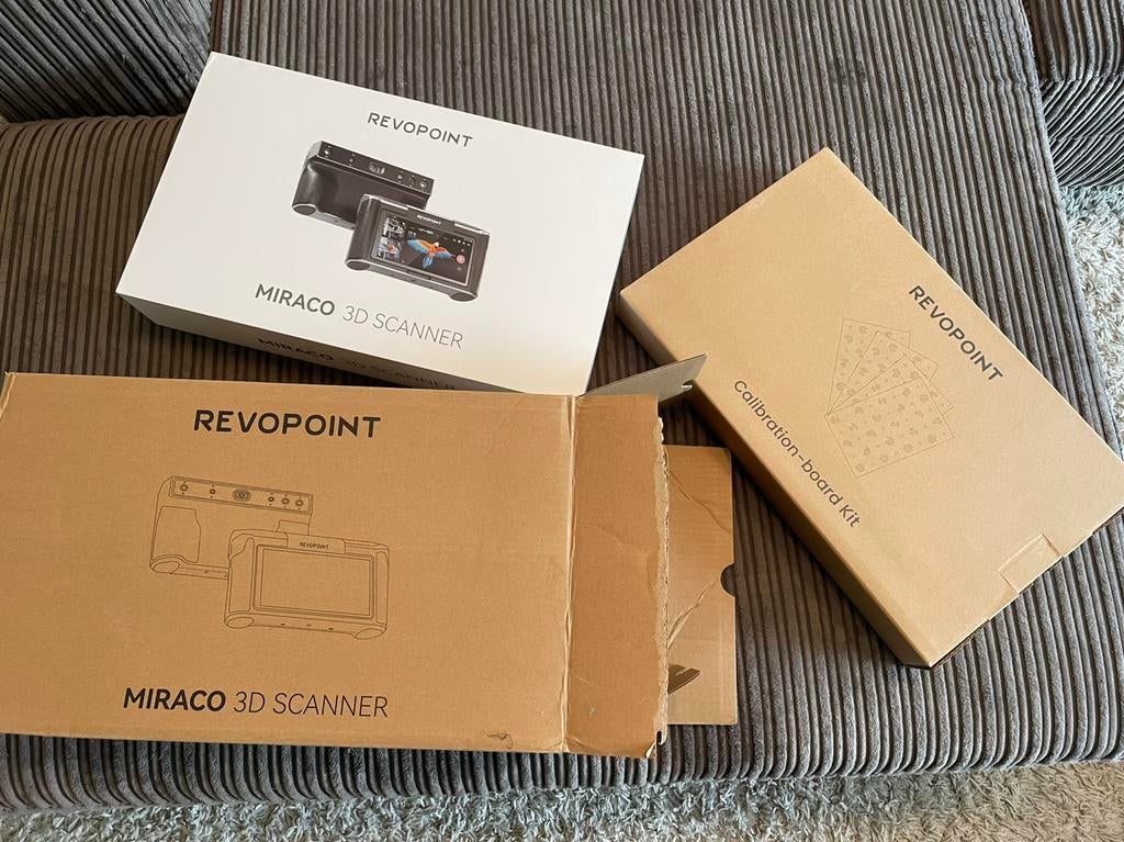 Revopoint Miraco Pro 3D scanner, Computers en Software, 3D Printers, Ophalen of Verzenden, Zo goed als nieuw