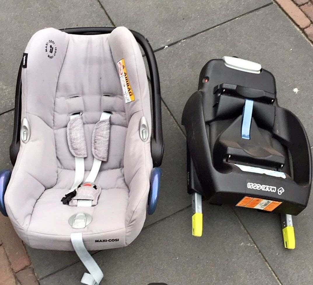 maxi cosi met easy fix, Ophalen, Gebruikt, Isofix, 0 t/m 13 kg
