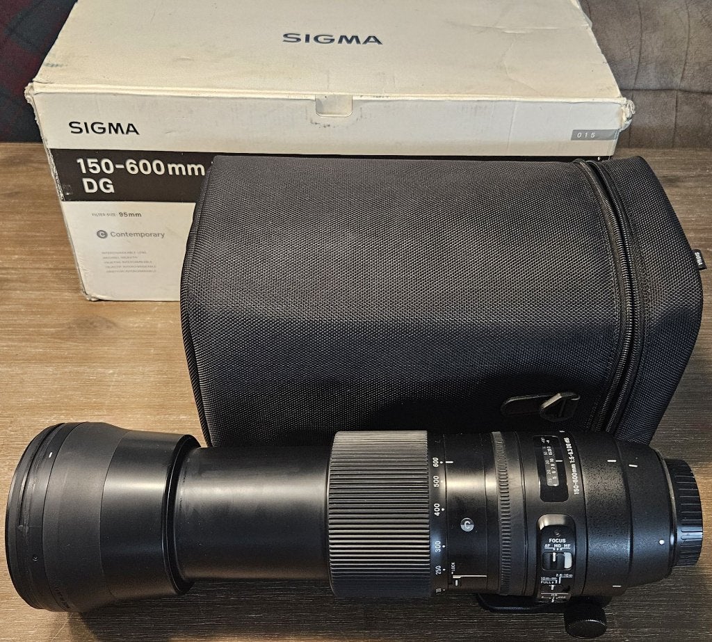 Sigma 150-600mm Contemporary voor Canon EF, Audio, Tv en Foto, Ophalen, Gebruikt, Sigma, Telelens