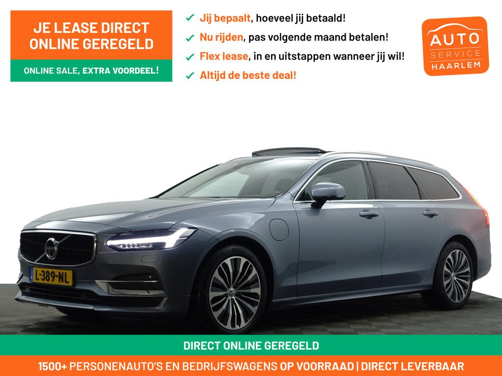 Volvo V90 2.0 T8 AWD Inscription Aut- Head Up, Elek Trekhaak, Automaat, Stof, 4 cilinders, Blauw