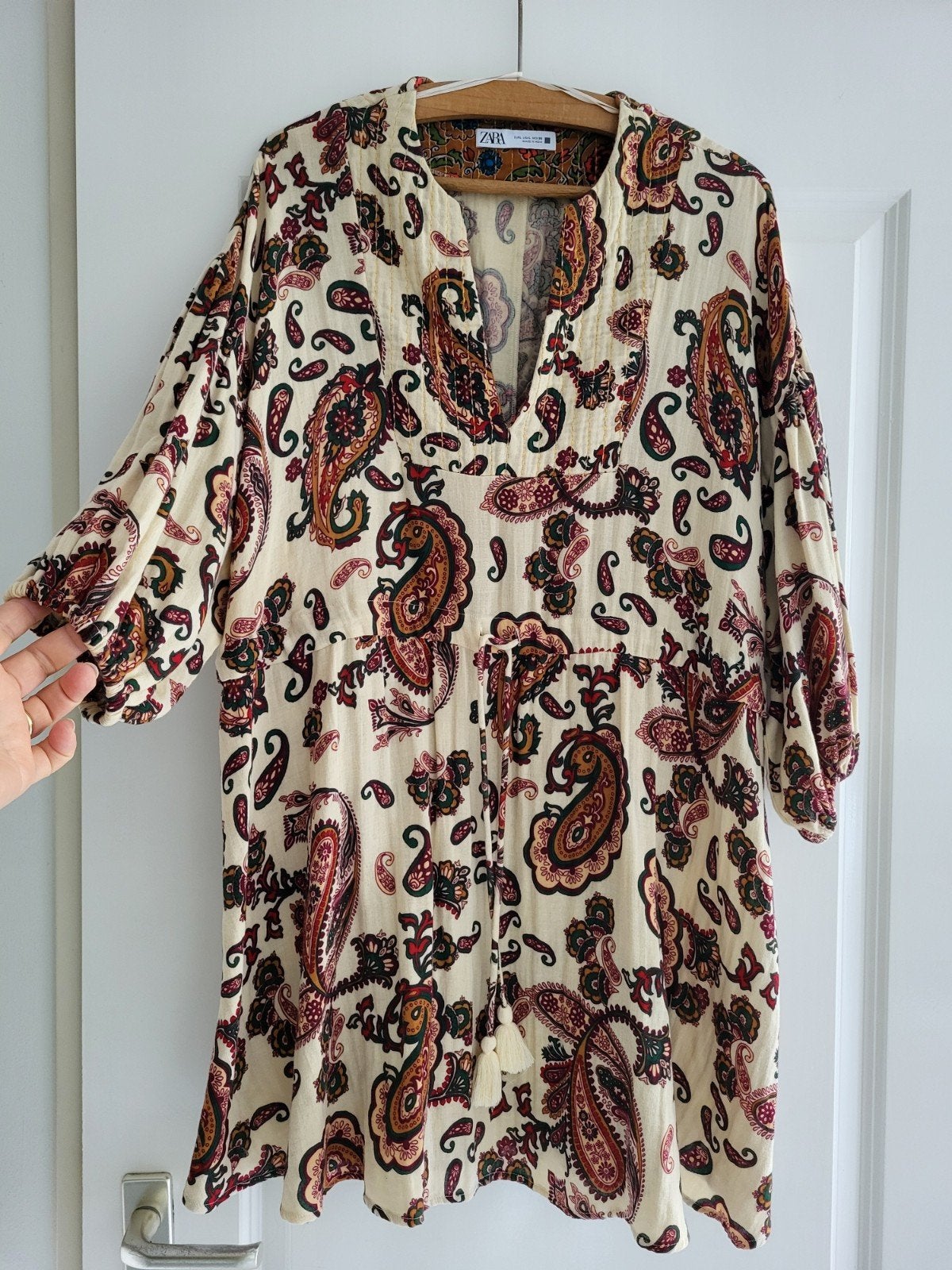 ZARA jurk z.g.a.n. maat L, Overige kleuren, Zara, Maat 42/44 (L), Ophalen of Verzenden