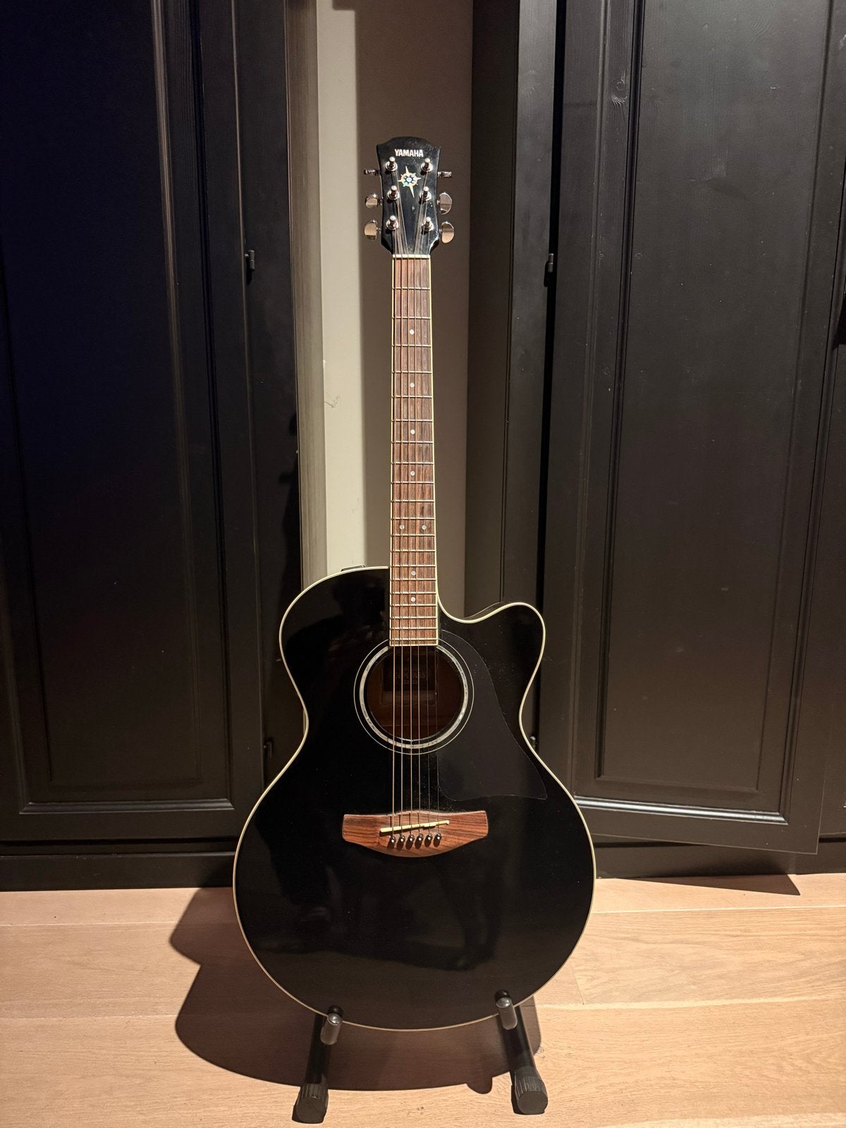 Yamaha CPX500BL Elektro-akoestische gitaar, Ophalen, Gebruikt, Western- of Steelstringgitaar, Met (piezo-)element