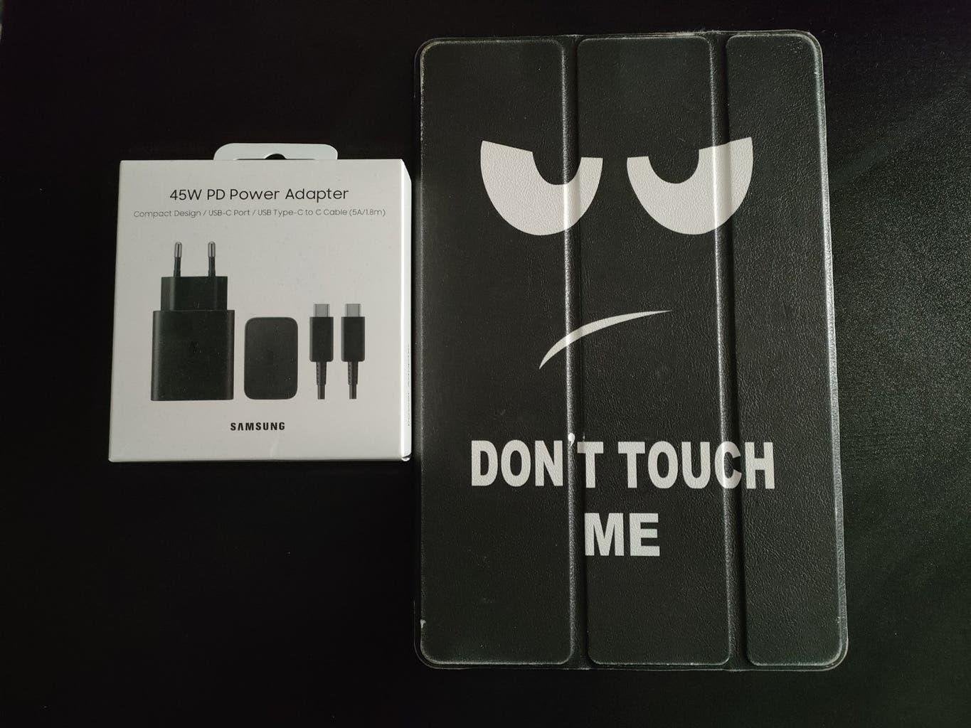 Tablet met hoesje en Samsung 45W PD Power Adapter met etui, 11 inch, Ophalen of Verzenden, Zo goed als nieuw, Tab 9