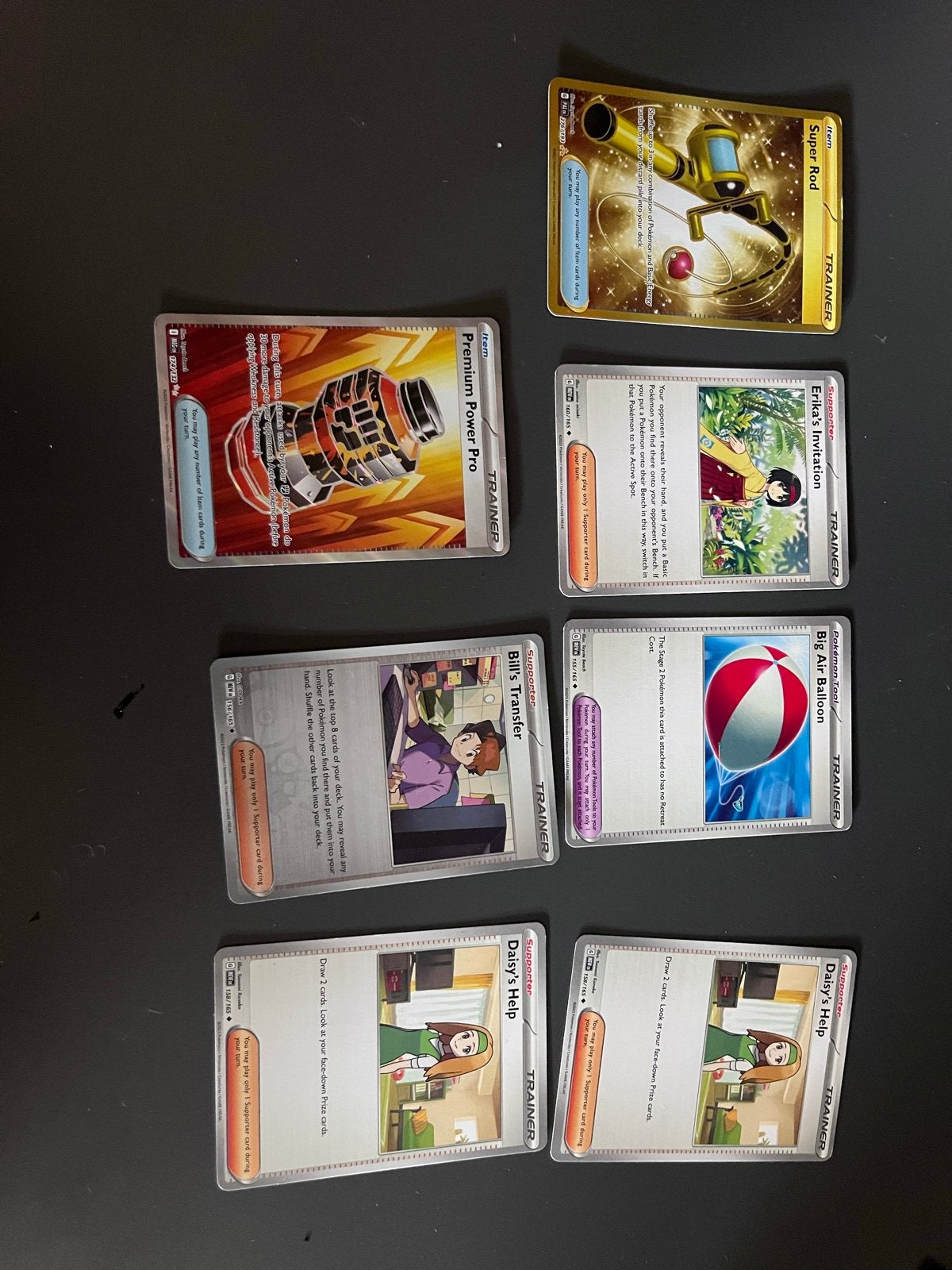Pokémon TCG Trainer Kaarten Set - Super Rod, Premium Power P, Ophalen of Verzenden, Gebruikt, Meerdere kaarten