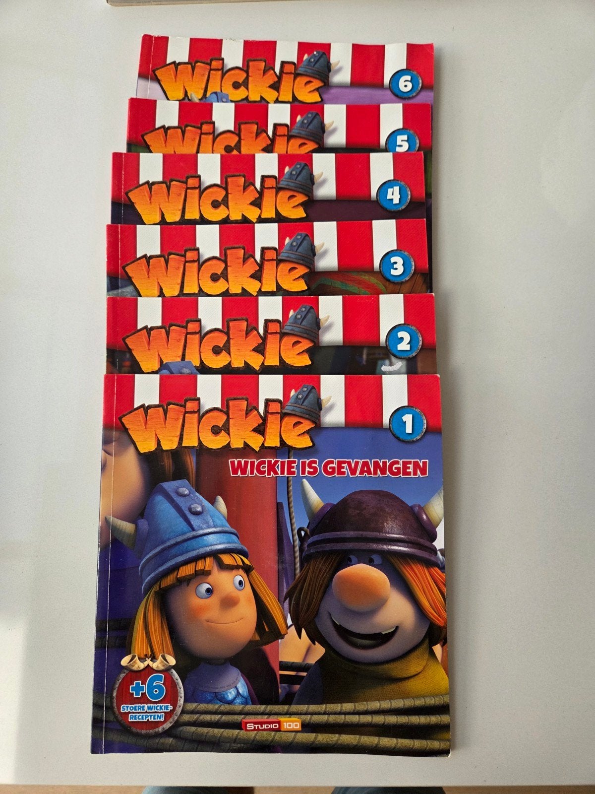 Wickie de Viking Boekjes Set - 6 Delen, Ophalen of Verzenden, Zo goed als nieuw, Studio 100, Fictie algemeen