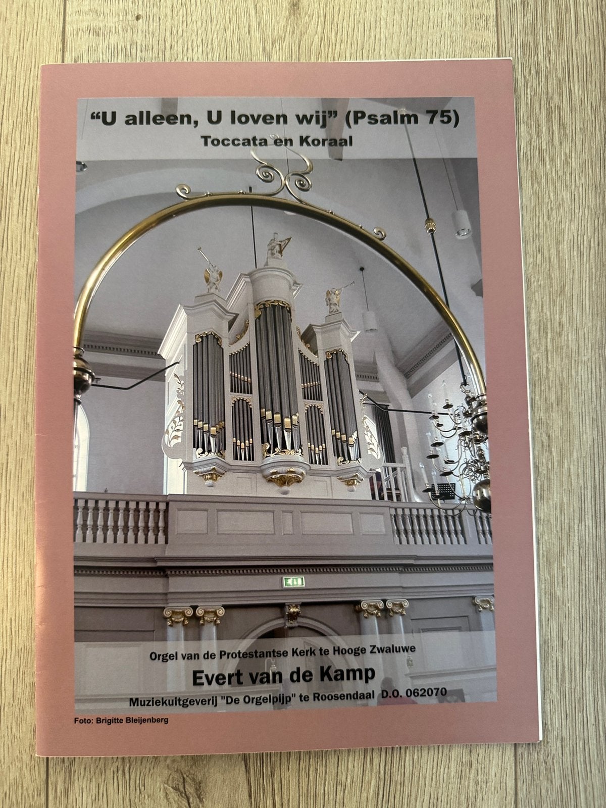 Bladmuziek Evert van de Kamp Toccata Koraal Psalm 75 (noten), Orgel, Ophalen of Verzenden, Zo goed als nieuw, Religie en Gospel