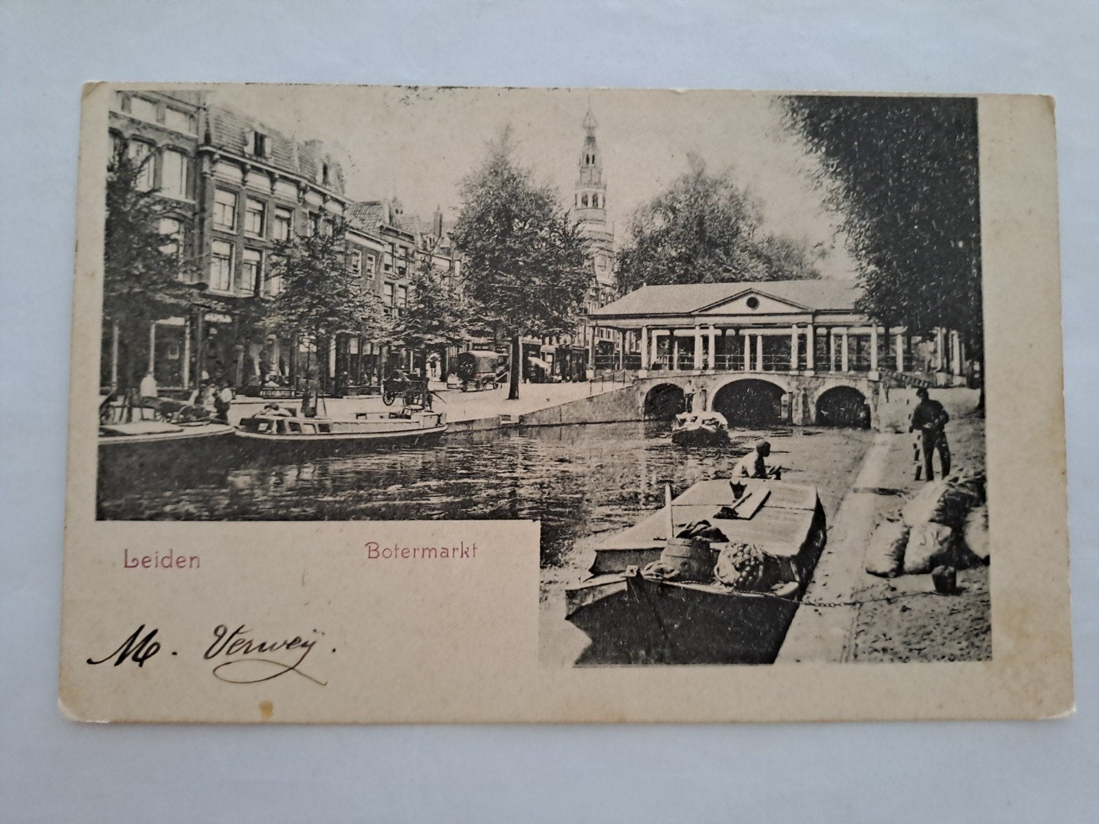 Leiden, botermarkt, Ophalen of Verzenden, Voor 1920, Zuid-Holland