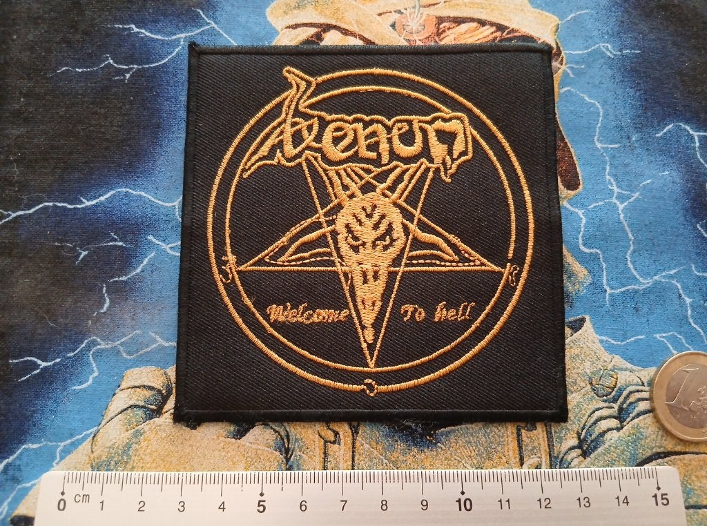 Venom mooie welcome to hell patch v57 metal, Ophalen of Verzenden, Nieuw, Kleding