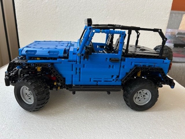 Jeep Wrangler Rubicon (RC Version) moc 30014 by Sheepo, Lego, Ophalen of Verzenden, Zo goed als nieuw, Technic