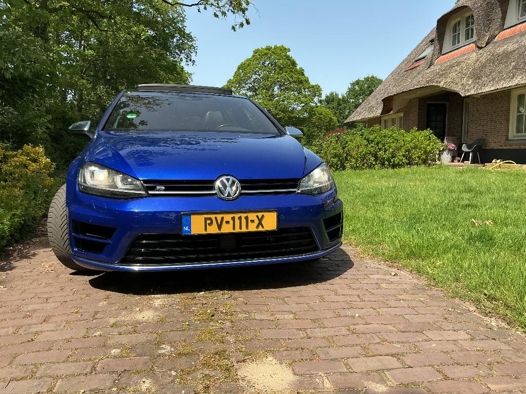 Volkswagen Golf 2.0 TSI R 221KW 5D 4MOTION DSG 2014 Blauw, Auto's, Volkswagen, Automaat, 1984 cc, Blauw, 14 km/l