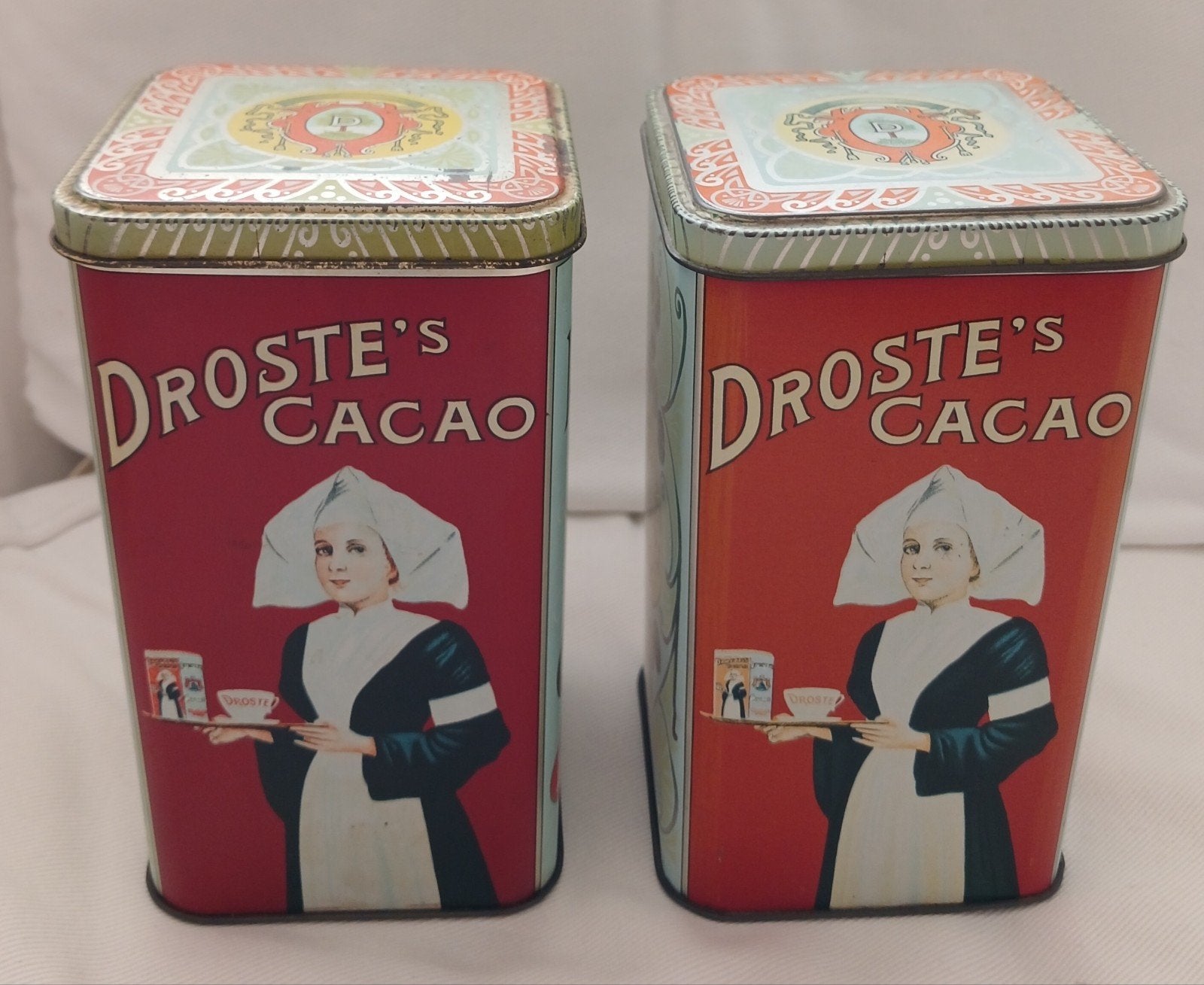 Droste Cacao blikje, Ophalen of Verzenden, Gebruikt, Overige, Droste