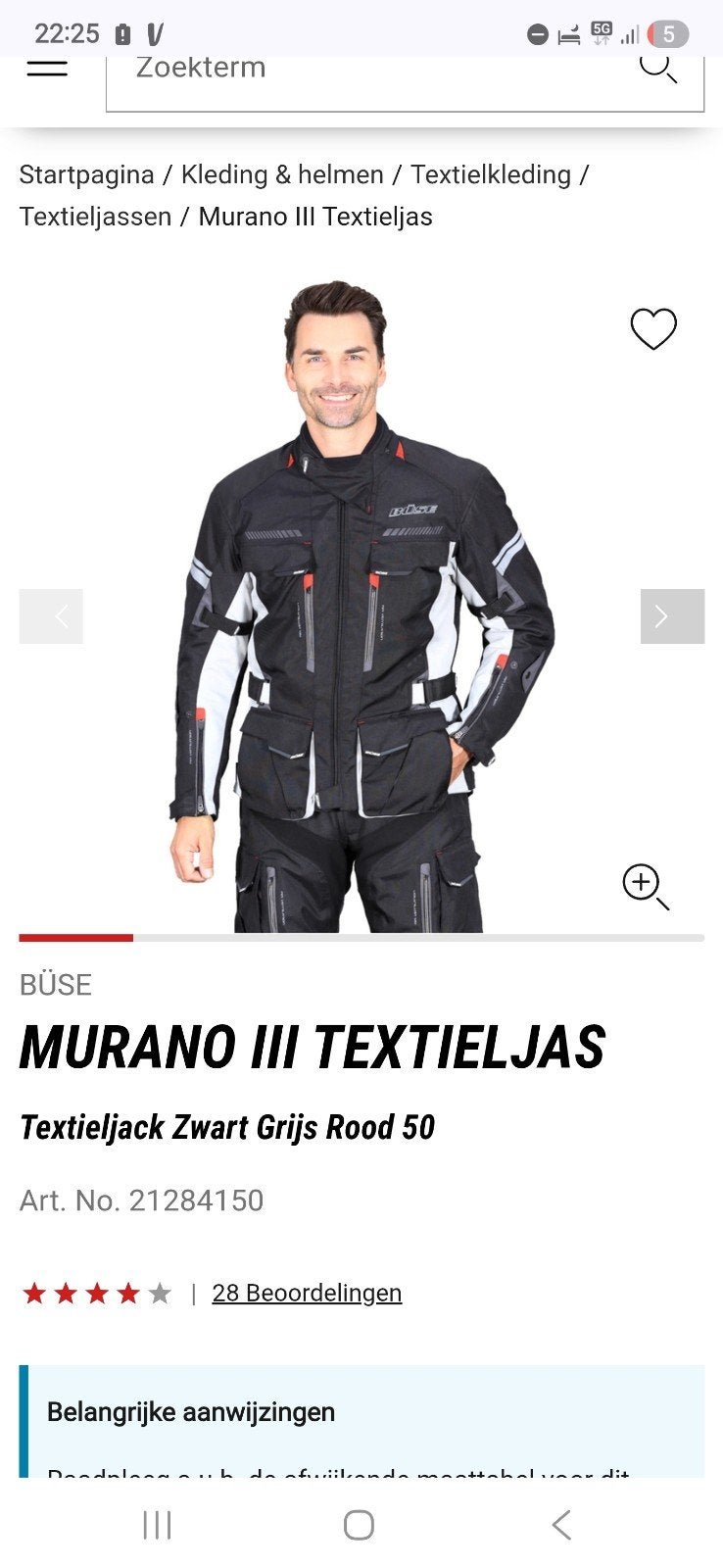 Complete set Büse en handschoenen, Motoren, Kleding | Motorkleding, Ophalen of Verzenden