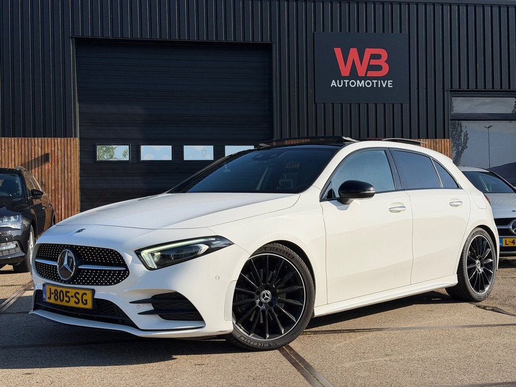 Mercedes-Benz A-klasse 220 AMG Launch Edition Premium Plus, Wit, Origineel Nederlands, 1600 kg, 725 kg