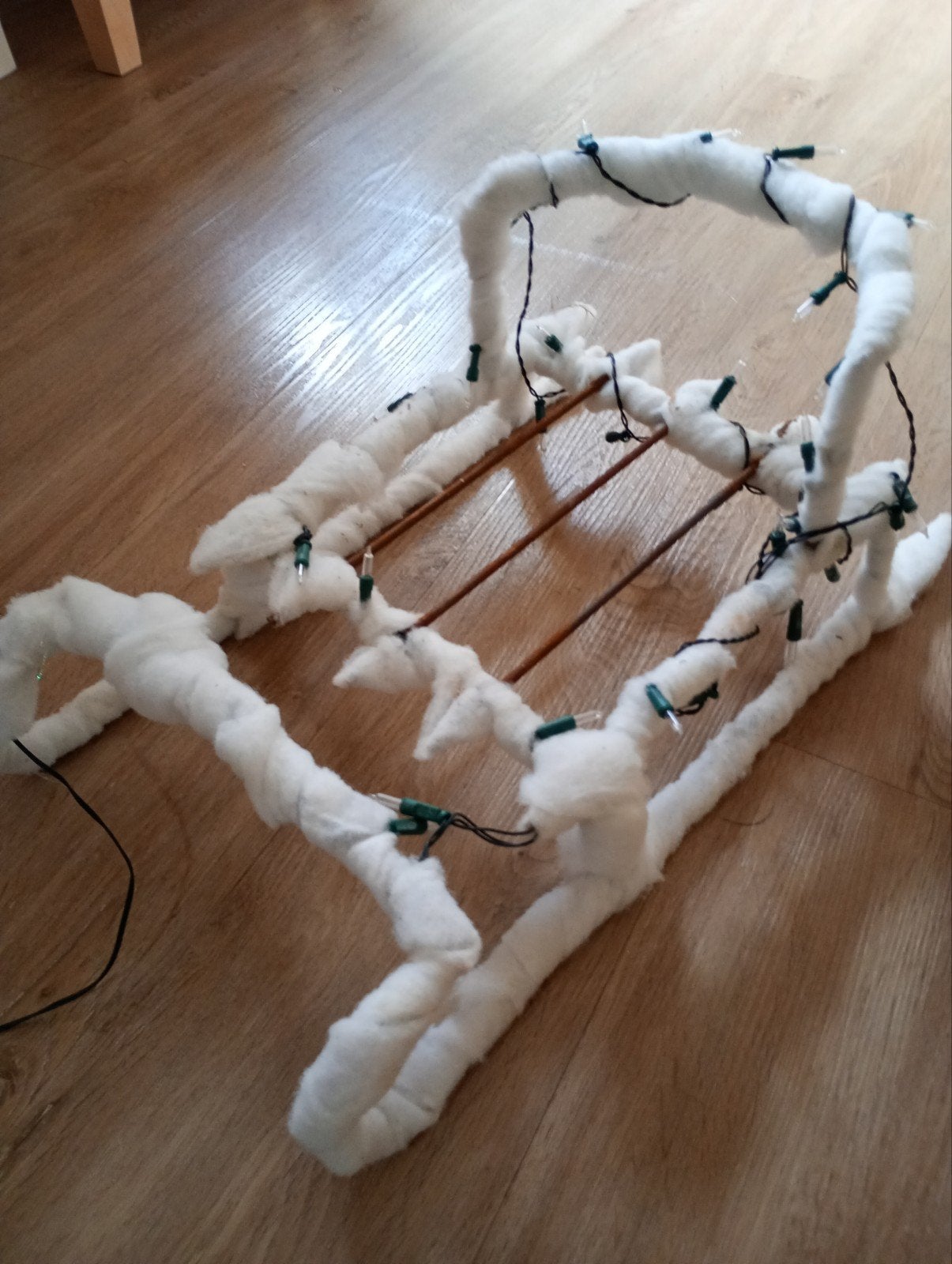 Kerst slee met licht., Ophalen of Verzenden
