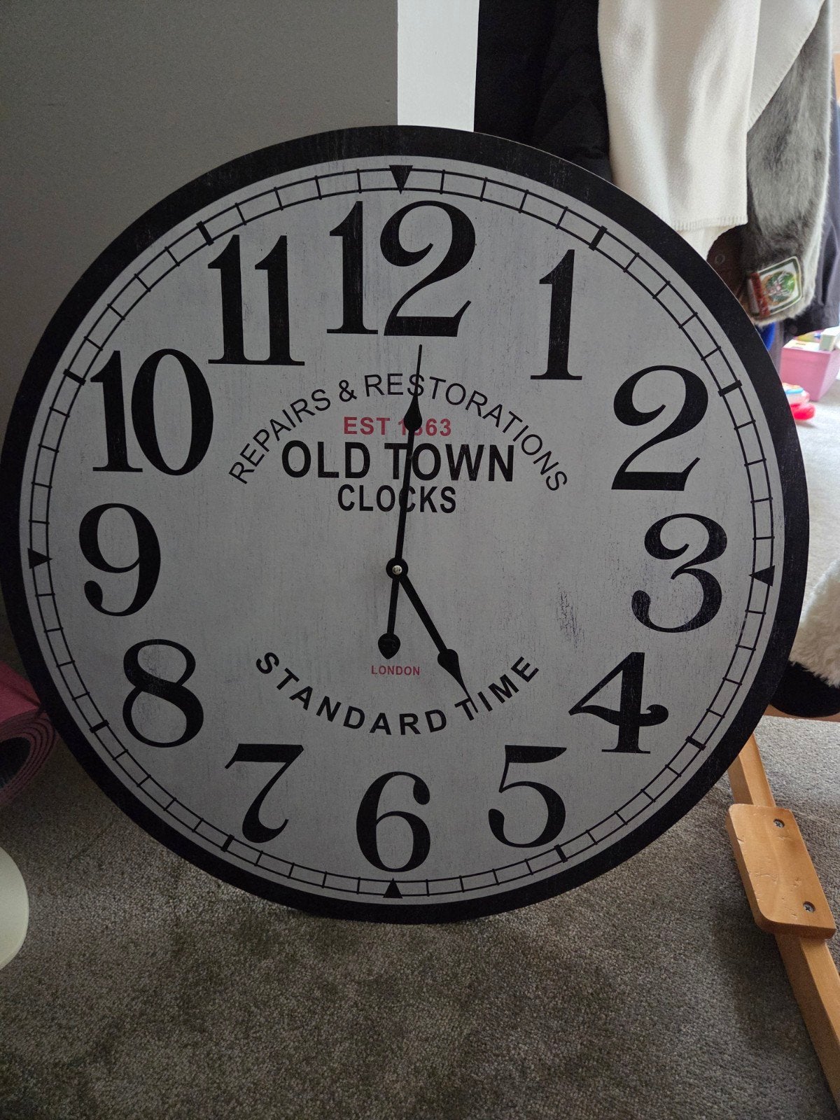 wandklok vintage stijl, Ophalen, Wandklok