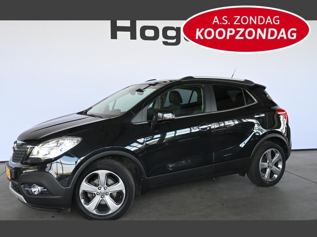 Opel Mokka 1.4 T Cosmo Clima Navigatie Schuifdak Leder 100%, Keurmerk '100% Onderhouden', Euro 5, 1325 kg, Gebruikt