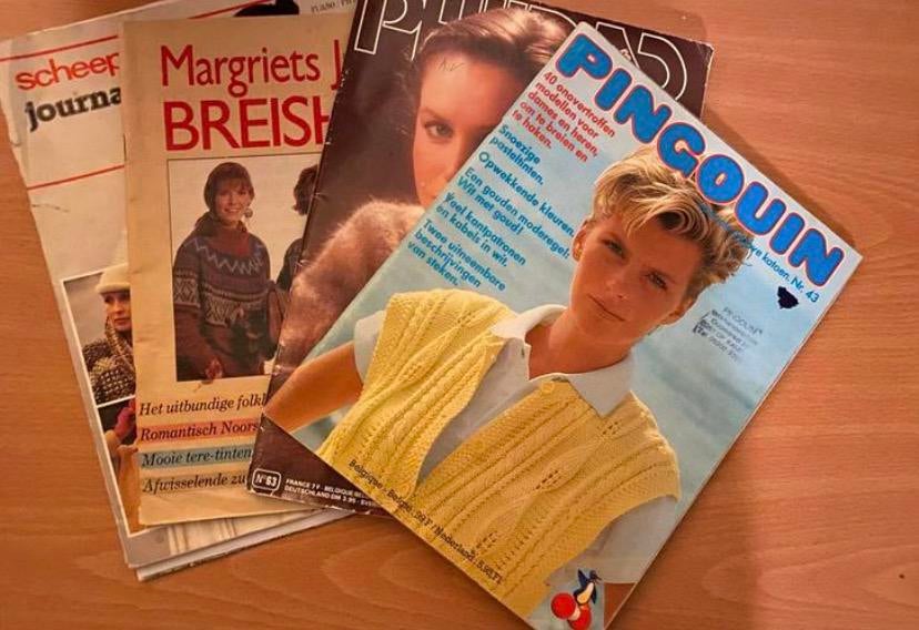 Vintage brei- en haakpatronen, Ophalen of Verzenden, Zo goed als nieuw, Breien, Patroon of Boek