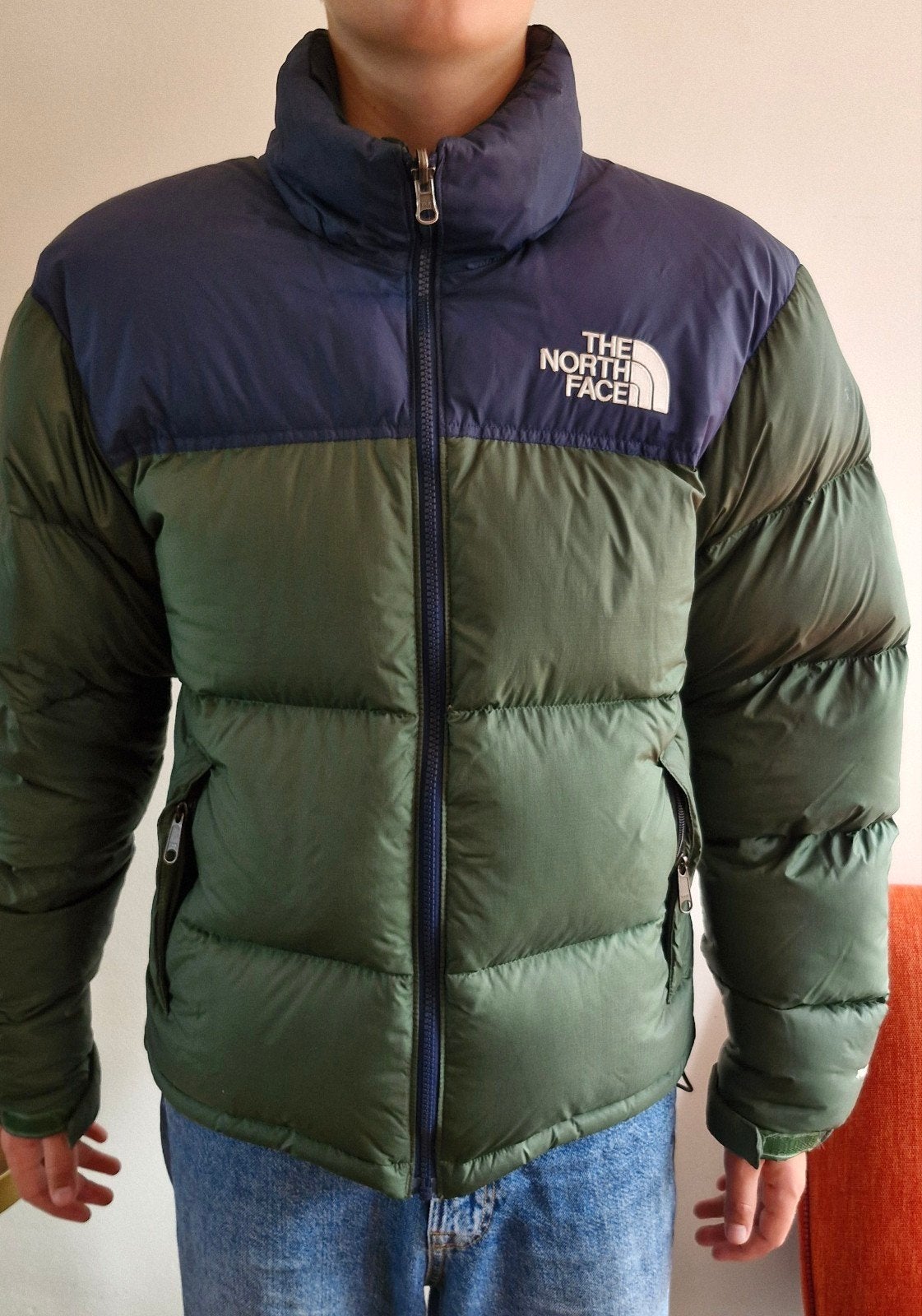 The North Face gewatteerde donsjas, winterjas maat XS, Kleding | Heren, Jassen | Winter, Ophalen of Verzenden, Zo goed als nieuw