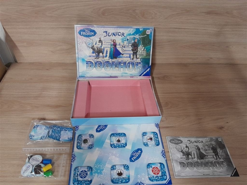 Junior doolhof disney frozen - s1525, Verzenden, Zo goed als nieuw