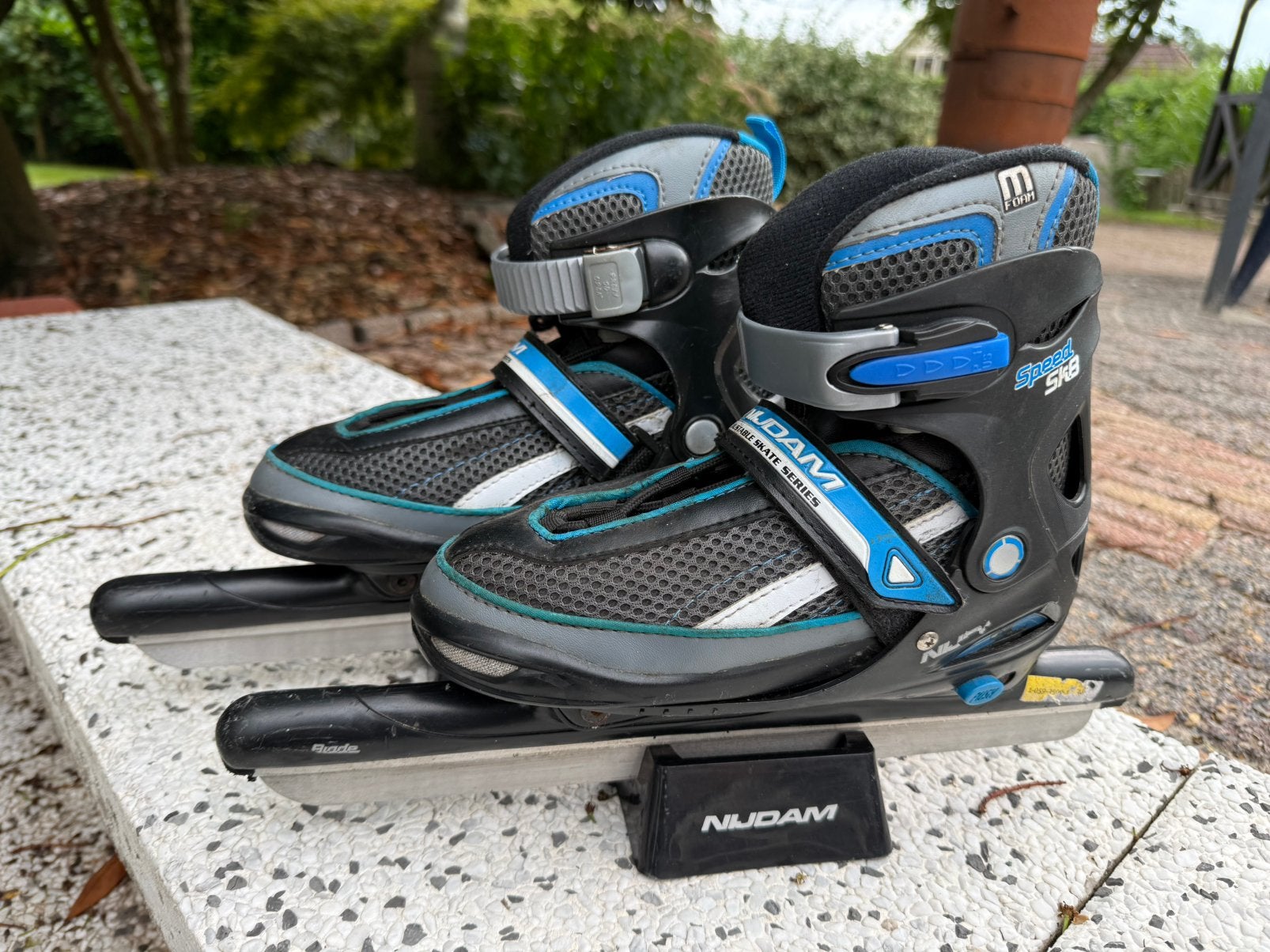 Nijdam verstelbare kinder combinoren / schaatsen met 34 - 37, Ophalen of Verzenden, Zo goed als nieuw, Combinoren, Nijdam