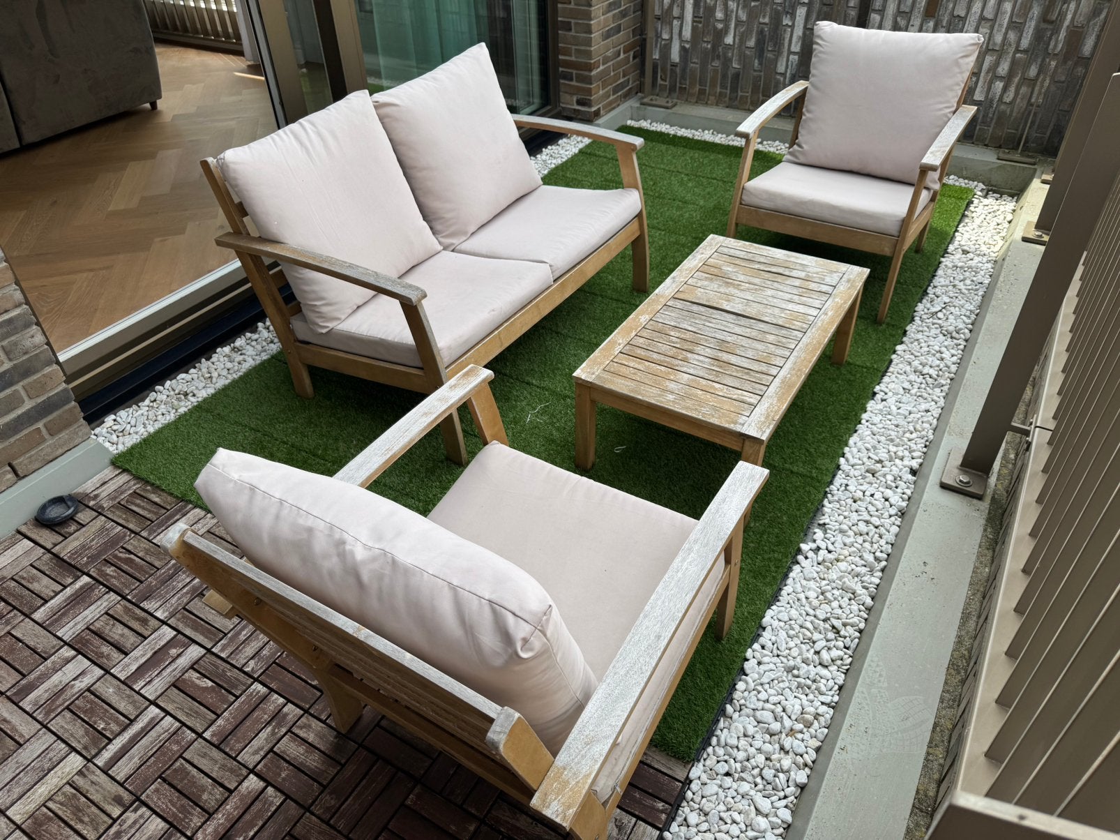 Alice’s Garden | Garden Lounge Set – Sofa, 2 Chairs & Table, Ophalen, Zo goed als nieuw