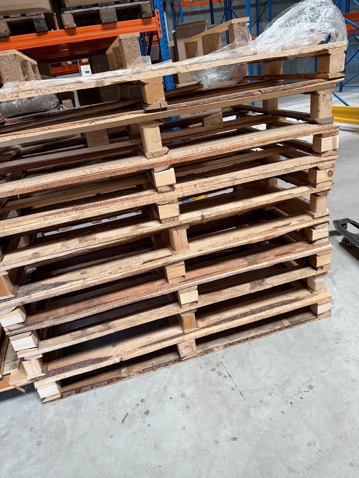 MOET WEG!!! €80 voor partij houten pallets (ca. 90 stuks), Ophalen, Tuin en Doe-het-zelf