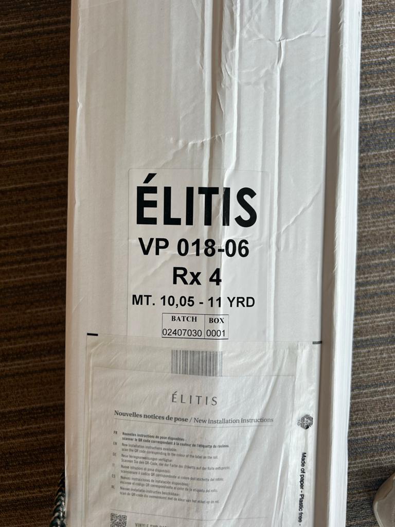 Elitis Sangpi VP 1018 06 Afwasbaar Behang - 1 rol, Huis en Inrichting, Stoffering | Behang, Ophalen of Verzenden, 10 tot 25 m²