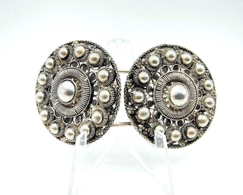 Zilveren ceintuurgesp, Zeeuwse klederdracht, 19e eeuws, Verzenden, Zilver, Ring