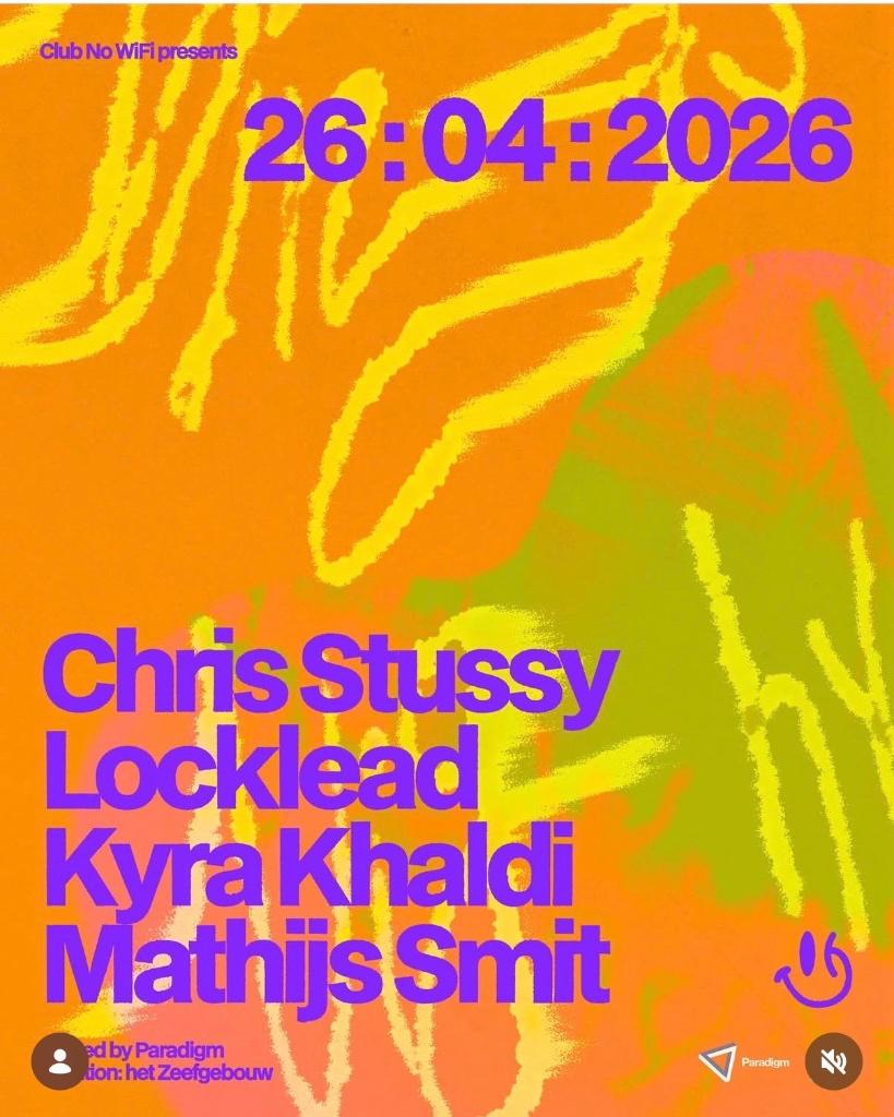 Paradigm x Club no wifi: Chris Stussy, Tickets en Kaartjes, Evenementen en Festivals, Eén persoon