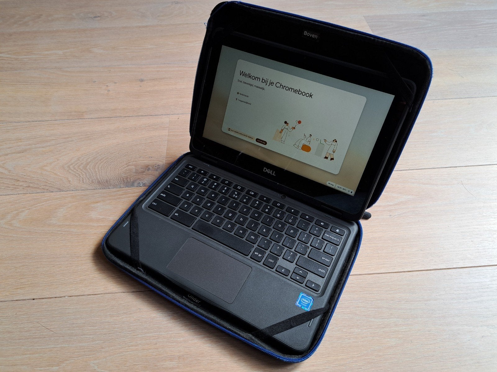 Dell Chromebook 3100 2-in-1, Computers en Software, Ophalen, 4 GB of minder, Qwerty, Touchscreen