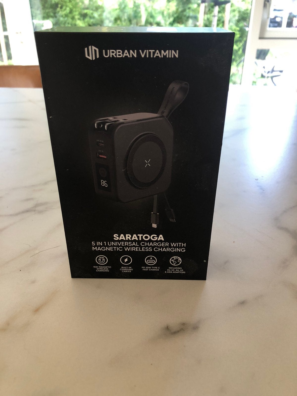 Urban vitamin saratoga 5 in 1 universal charger, Ophalen of Verzenden, Nieuw