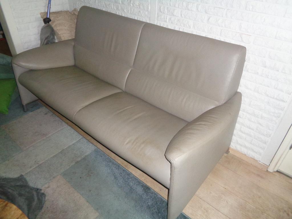 leolux bank Felizia 3 personen, Huis en Inrichting, Ophalen, Gebruikt, Minder dan 75 cm, 150 tot 200 cm