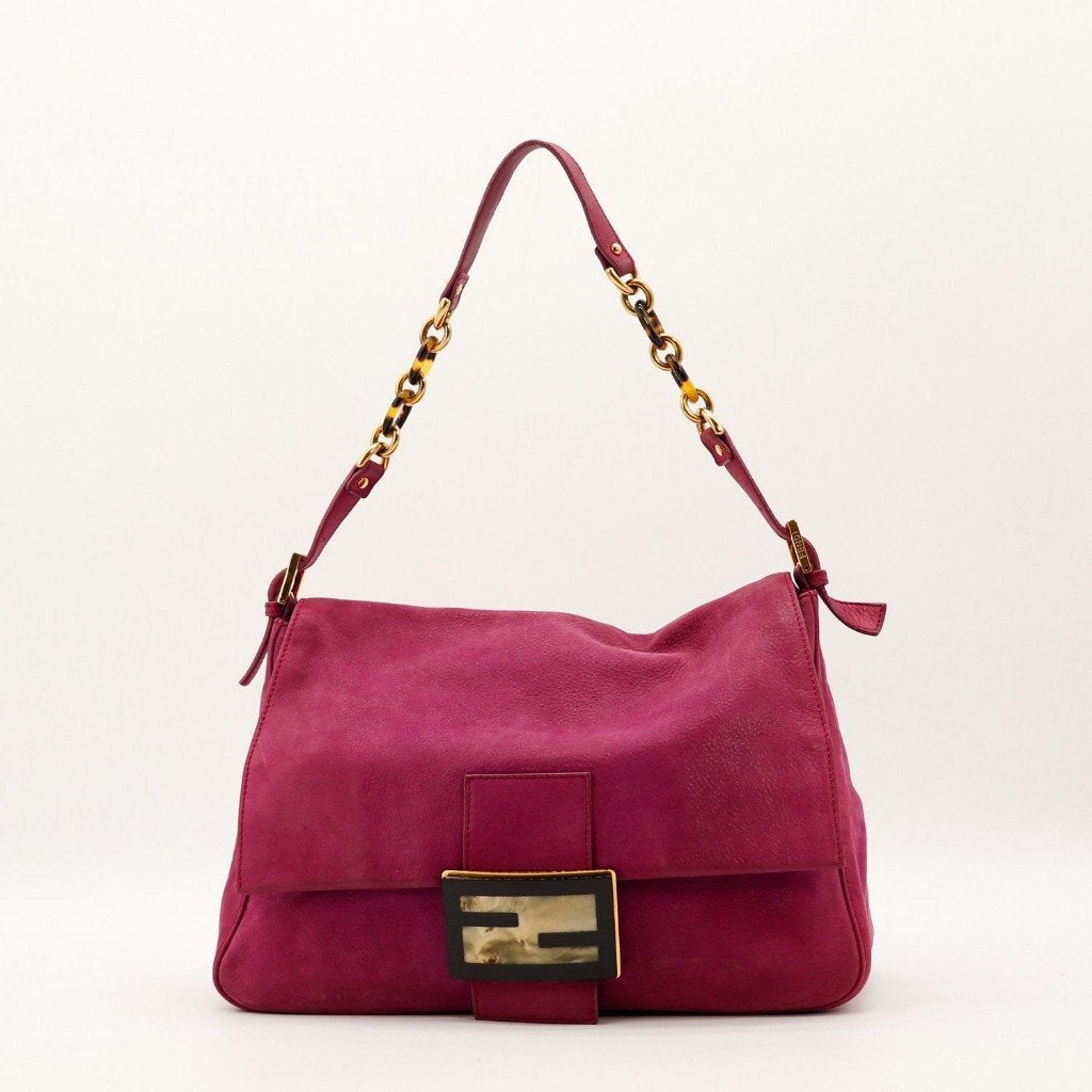 Fendi Mama Baguette handtas, Verzenden, Gebruikt, Bruin, Handtas