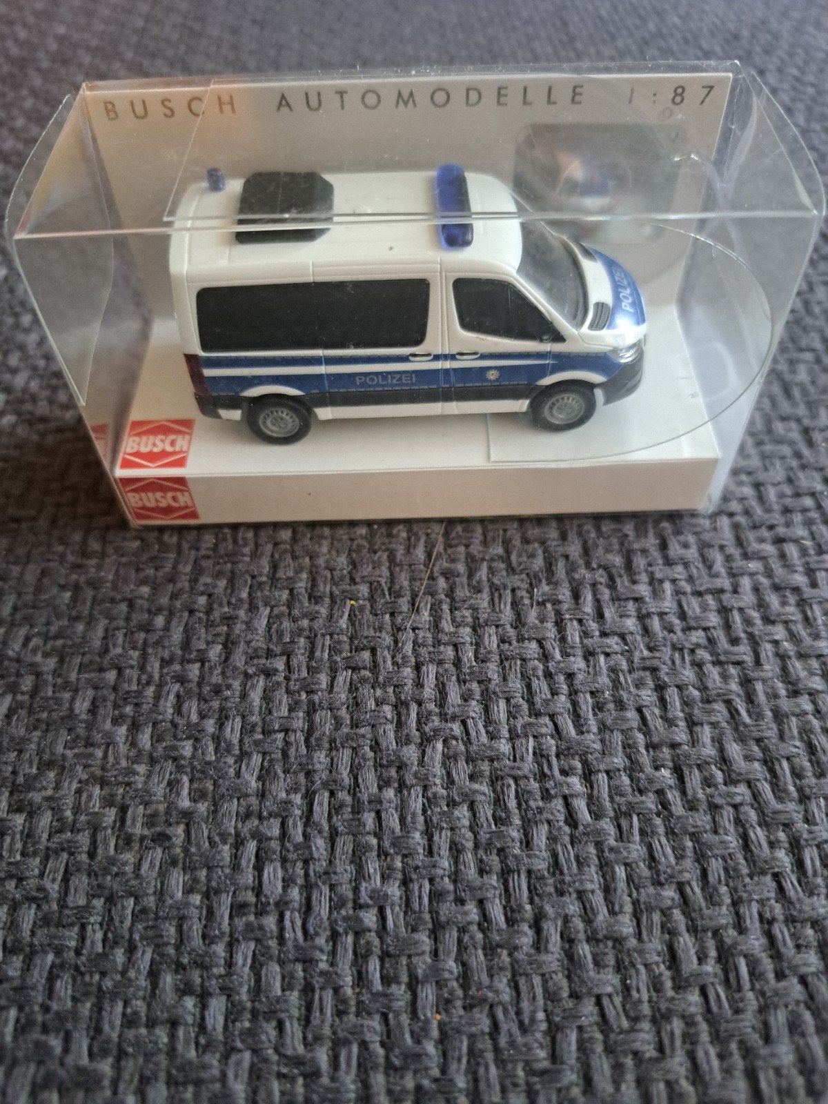 busch model Mercedes benz sprinter polizei Berlijn, Overige merken, Auto, West germany, Ophalen of Verzenden