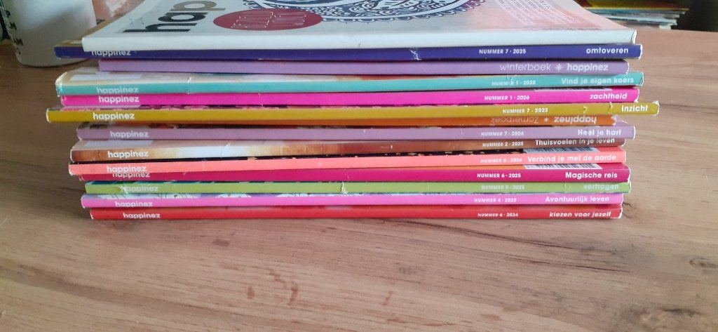 Happinez tijdschriften, Ophalen, Gelezen, Lichaam en Geest