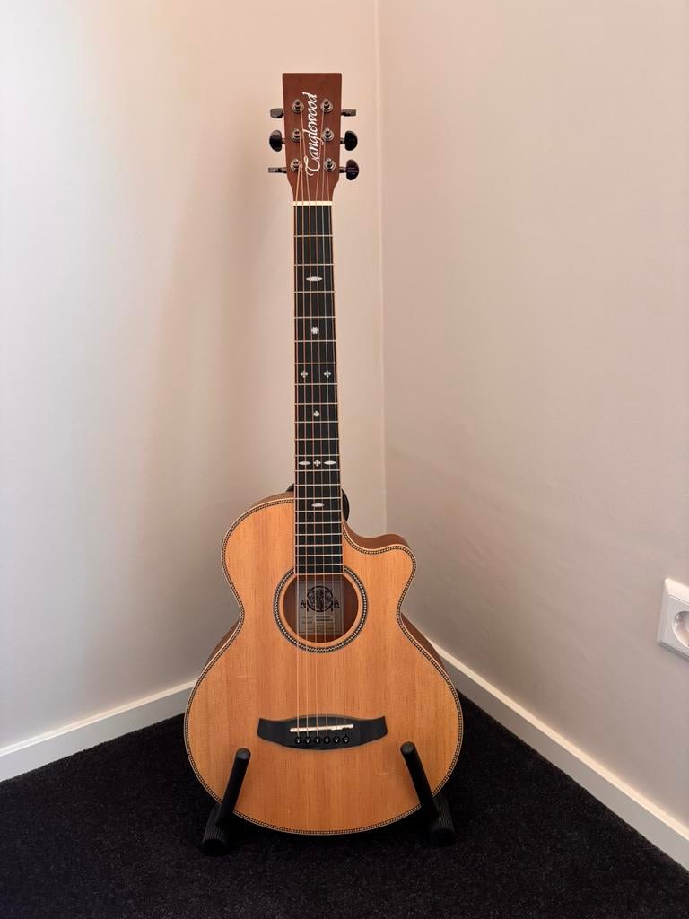 Tanglewood TRU2-CE-BW elektrisch, akoestisch gitaar, Ophalen, Zo goed als nieuw, Western- of Steelstringgitaar