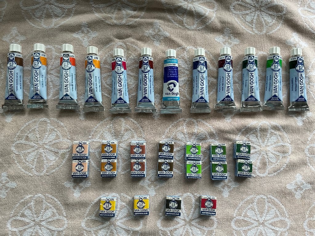 Van Gogh aquarelverf set van 30 stuks nieuw, Hobby en Vrije tijd, Schilderen, Ophalen of Verzenden, Nieuw, Waterverf