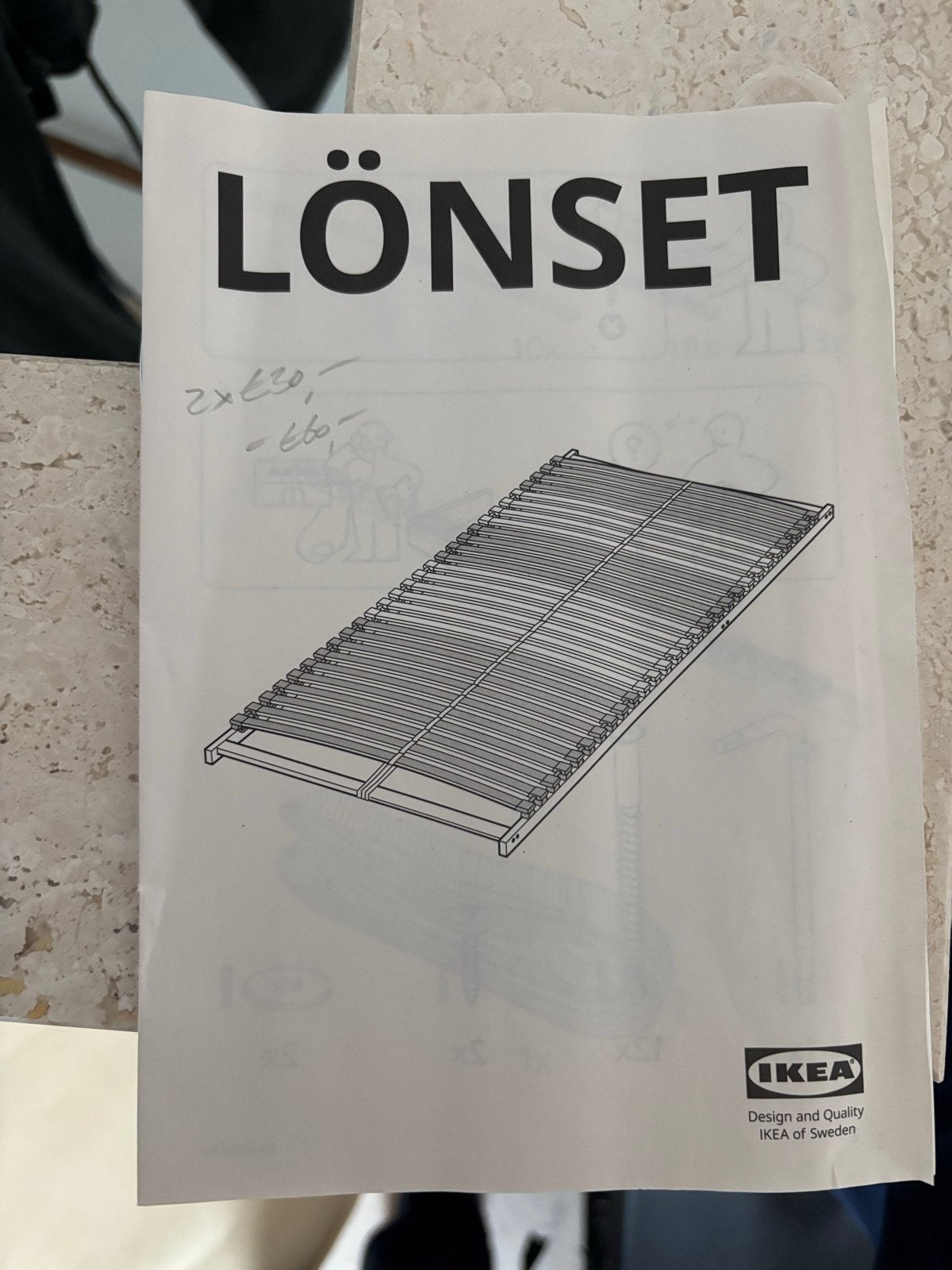 2x IKEA LÖNSET Lattenbodem 70x200 cm, Ophalen, Zo goed als nieuw, 200 cm, Hout