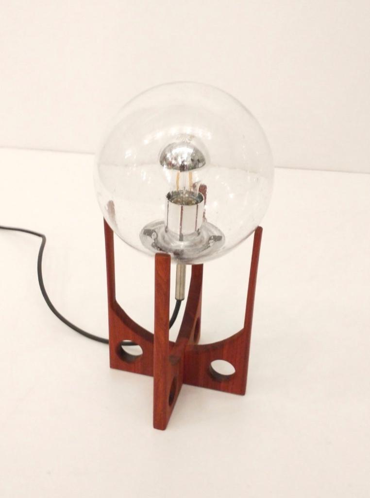 Glasshütte Limburg - Tafellamp Vintage, Huis en Inrichting, Lampen | Tafellampen, Ophalen of Verzenden, Glas