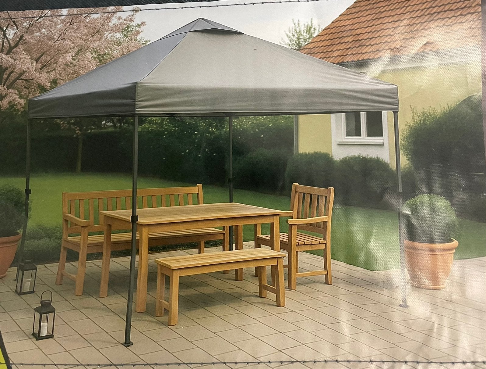 EASY UP PARTY TENT /GAZEBO +_US 3 X 3 meter, Ophalen, Opvouwbaar, Partytent, Minder dan 4 meter