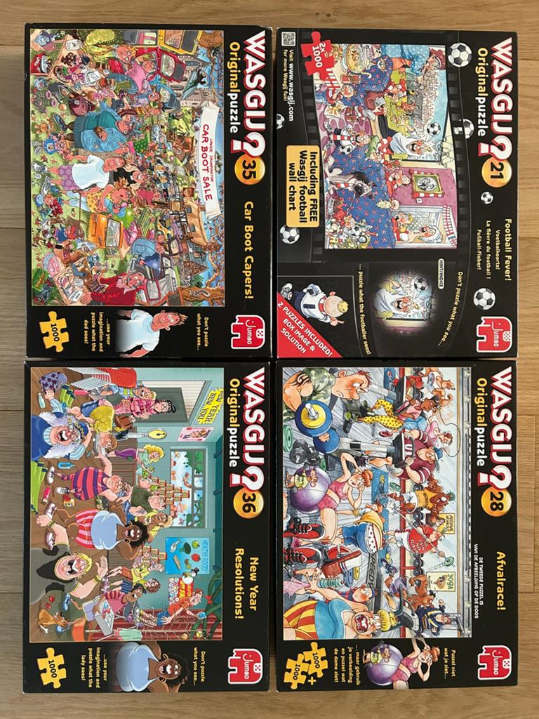 Wasgij puzzels, Ophalen of Verzenden, 500 t/m 1500 stukjes, Zo goed als nieuw